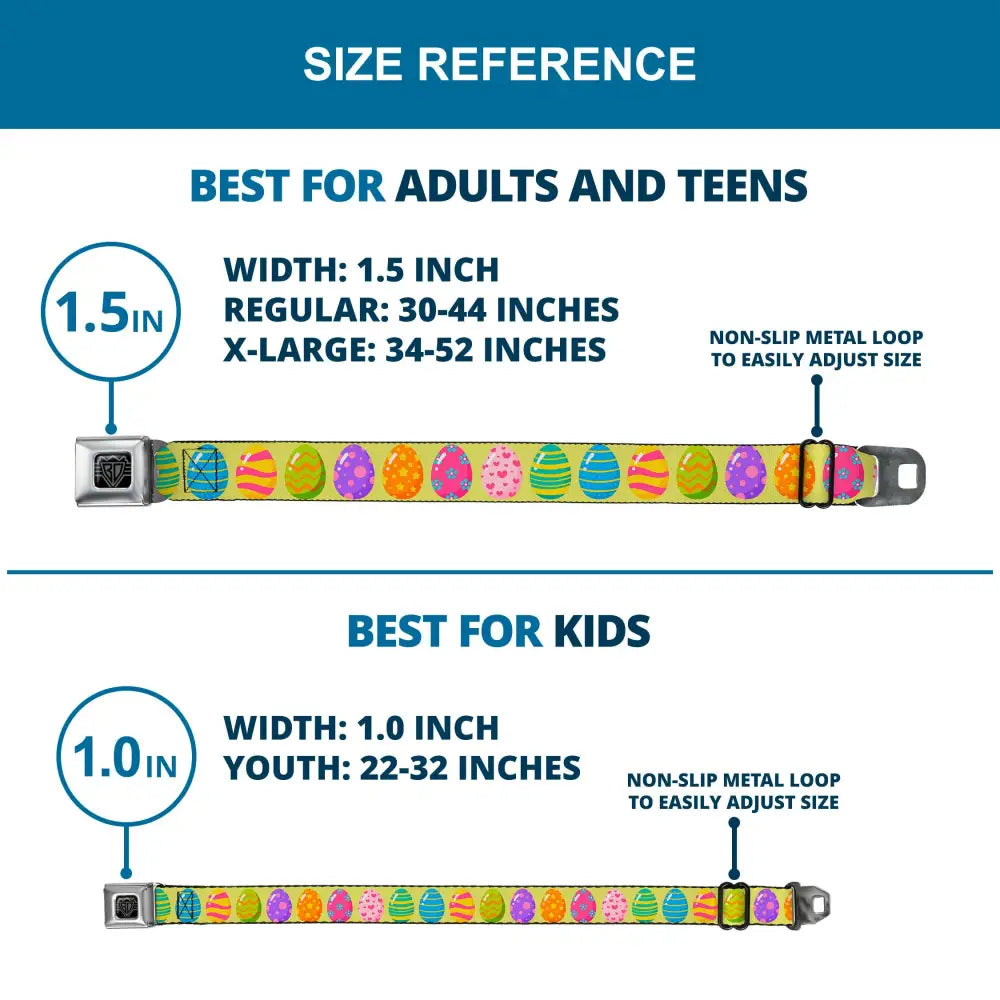 Easter Eggs - Multi Seatbelt Belts