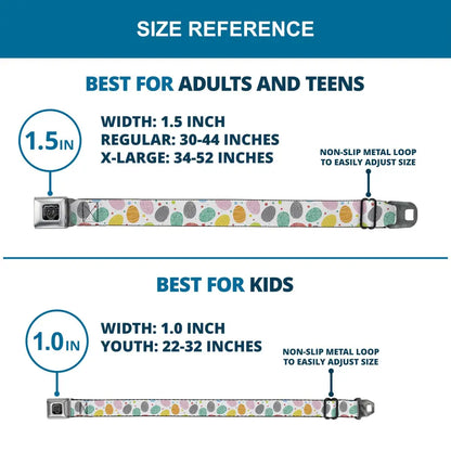 Easter Eggs - Multi Seatbelt Belts