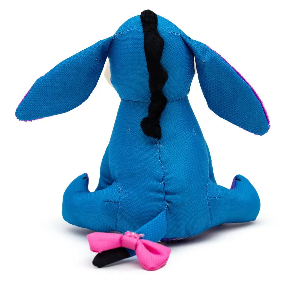 Dog Toy Ballistic Squeaker - Winnie the Pooh Eeyore Sitting Pose Blue Dog Toy Squeaky Plush