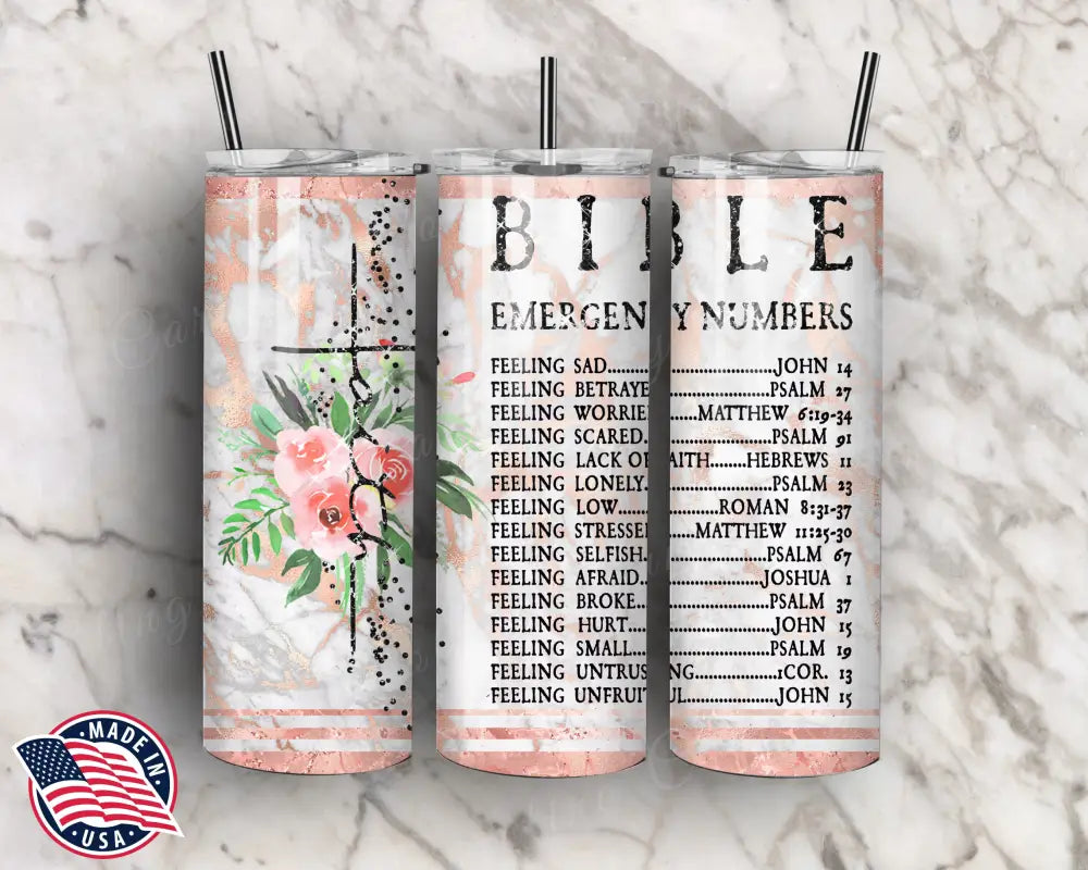 Emergency Numbers – Multi Tumbler