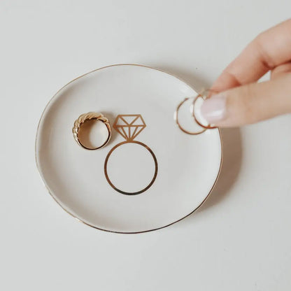 Engagement Ring Jewelry Dish - Jewelry Dishes