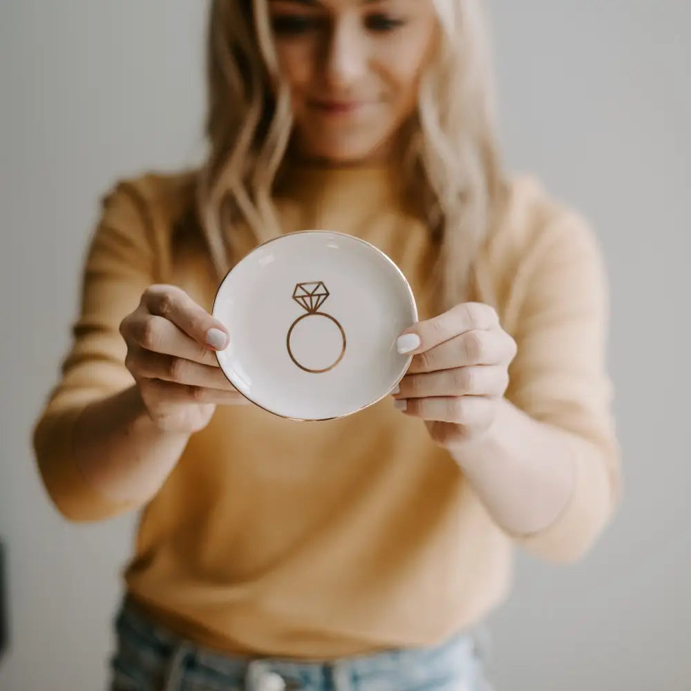 Engagement Ring Jewelry Dish - Jewelry Dishes