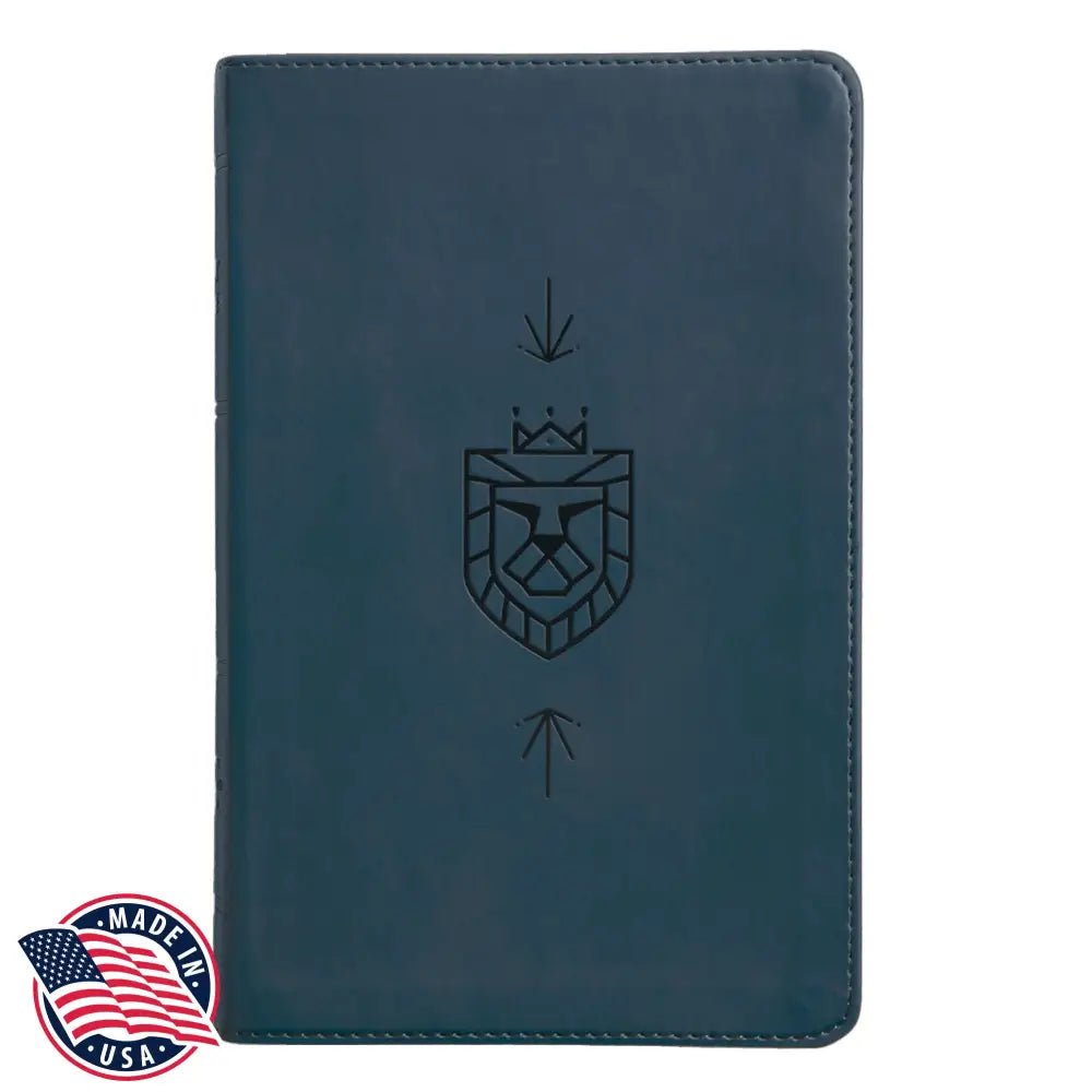 ESV Compact Size Kids Holy Bible Large Print - Blue Bible