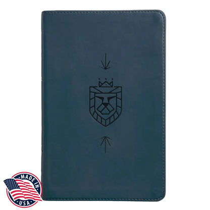 ESV Compact Size Kids Holy Bible Large Print - Blue Bible