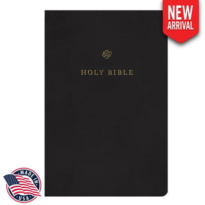 ESV Black Standard Size TruTone Holy Bible Small Print