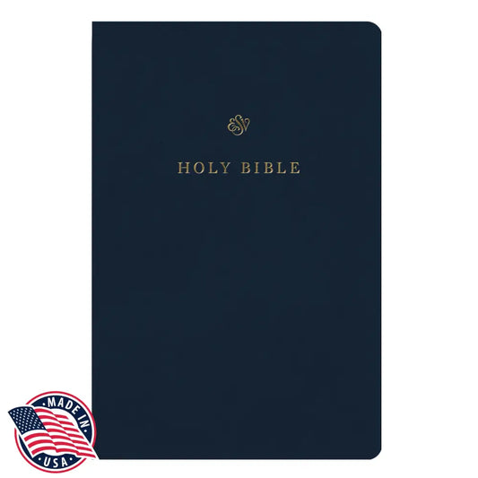ESV Standard Size TruTone Holy Bible Small Print Blue Bible