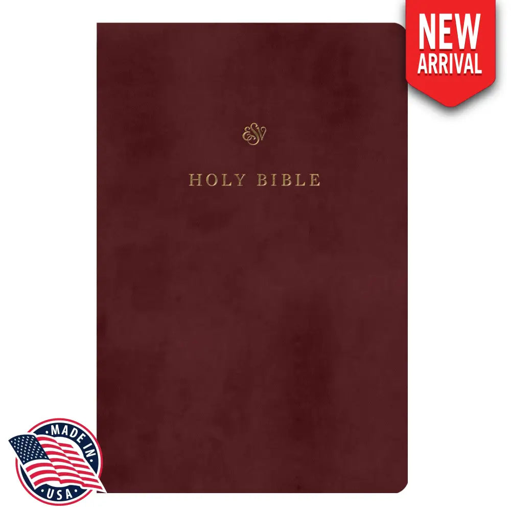ESV Standard Size TruTone Holy Bible Small Print Red Bible