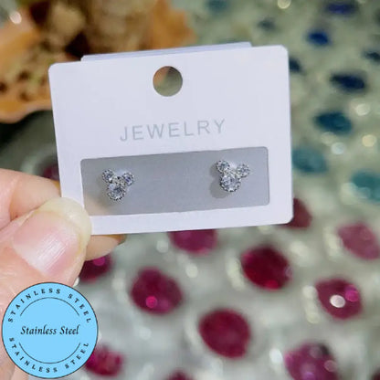 Everyone’s Favorite Mouse – Silver Earrings