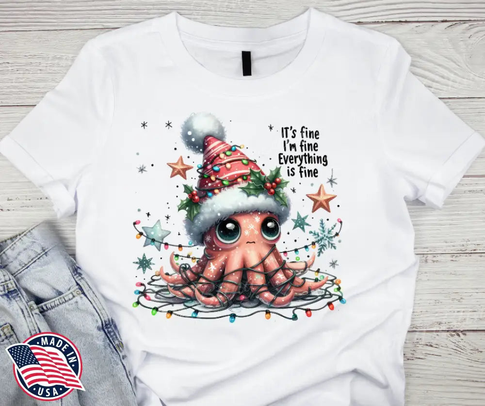 Everything Is Fine - Multi Small / Short Shirt