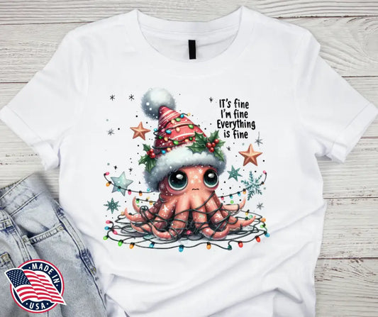 Everything Is Fine - Multi Small / Short Shirt