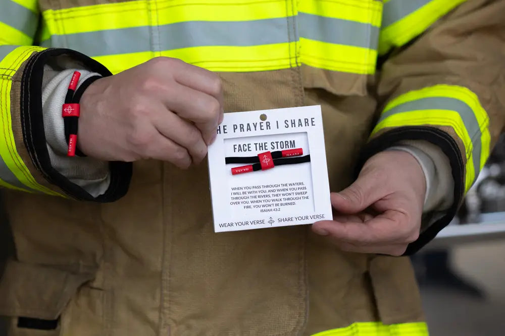 Face the Storm Isaiah 43:2 bracelet