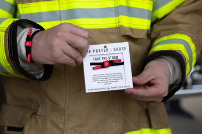 Face the Storm Isaiah 43:2 bracelet