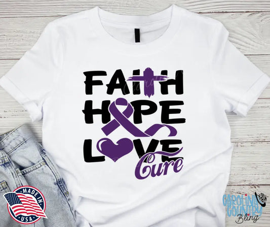 Faith Hope Love – White Small / Short Shirt