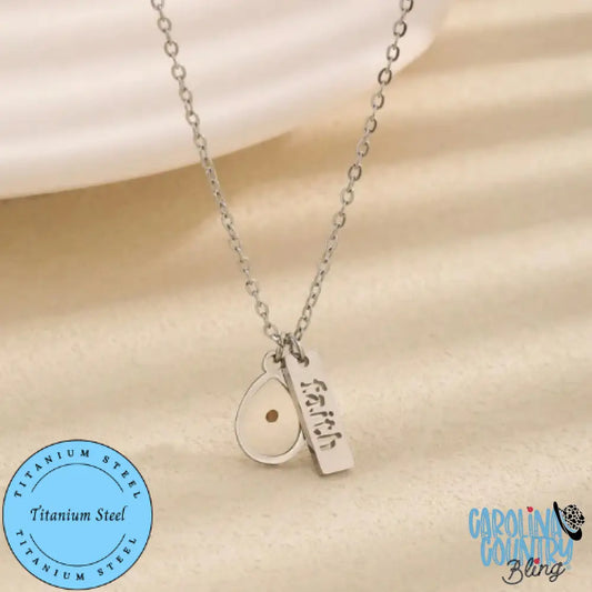 Faith Of A Mustard Seed – Silver Necklace