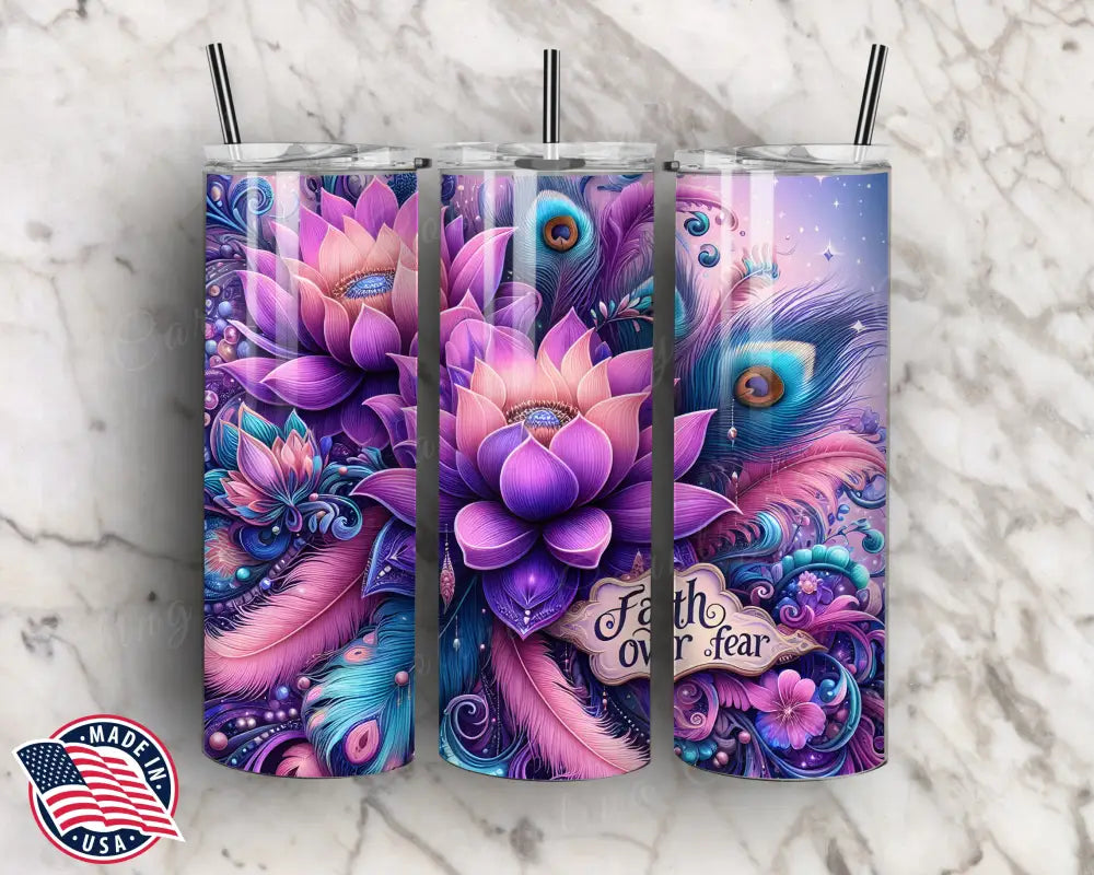 Faith Over Fear - Multi Tumbler