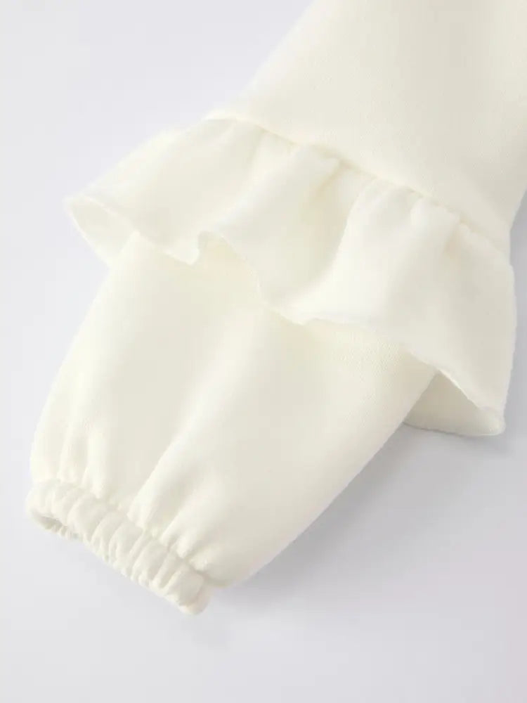 Girls Christian Outfit – Long Sleeve Faith Top & Pink Cross Mesh Skirt Outfit