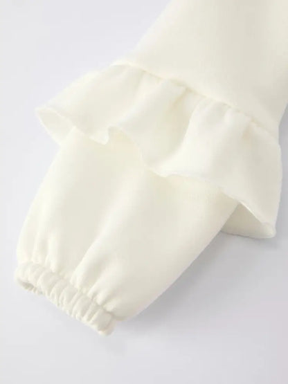 Girls Christian Outfit – Long Sleeve Faith Top & Pink Cross Mesh Skirt Outfit