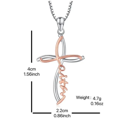 Faith – Silver Necklace