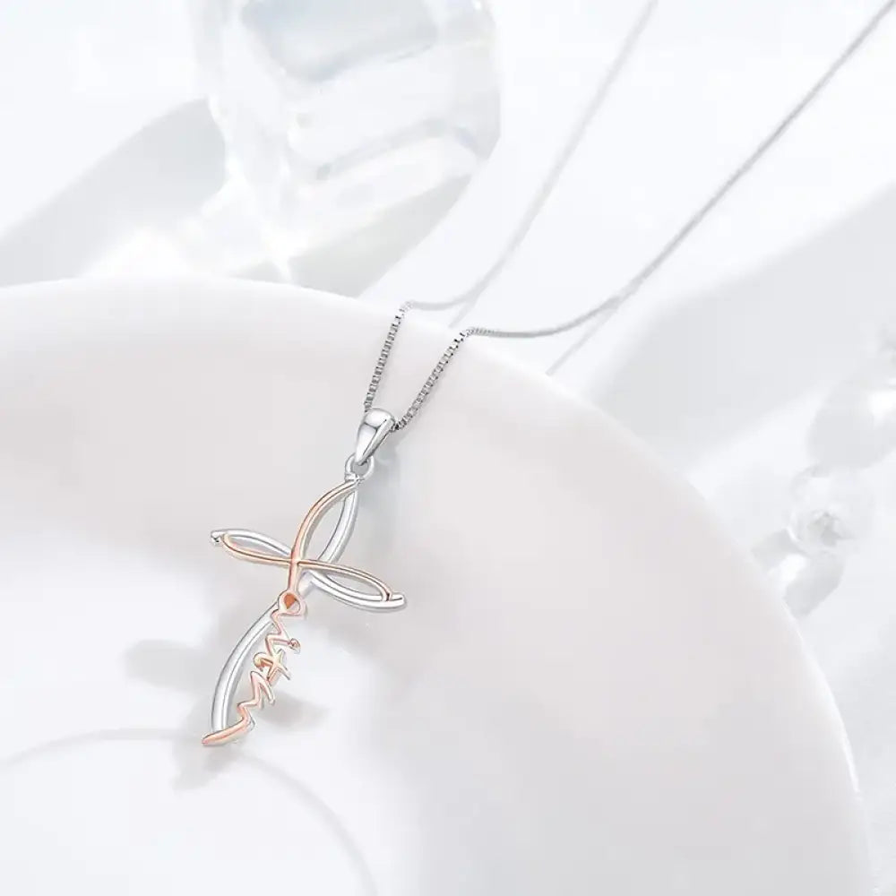 Faith – Silver Necklace