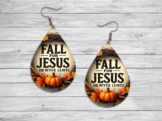 Fall for Jesus – Multi Earrings