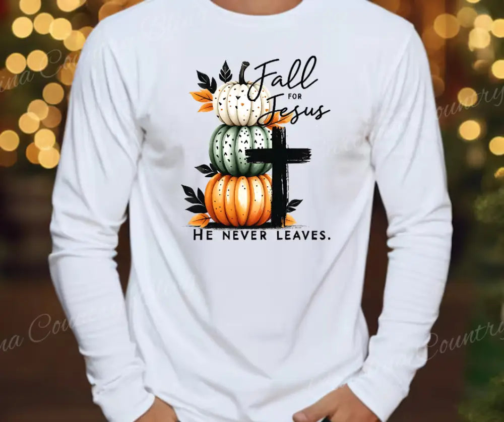 Fall for Jesus - Multi Small / Long Shirt