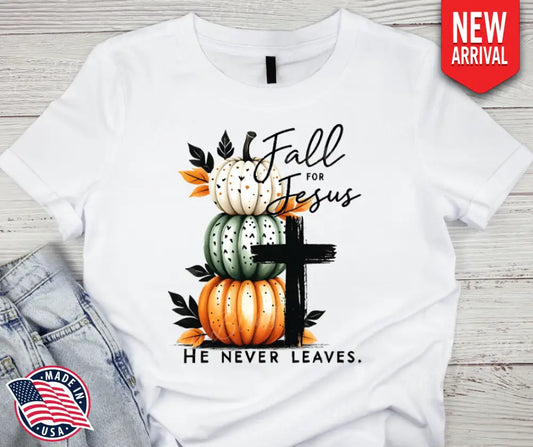Fall for Jesus - Multi Small / Short Shirt