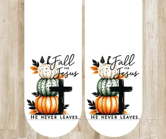 Fall for Jesus - Multi Socks