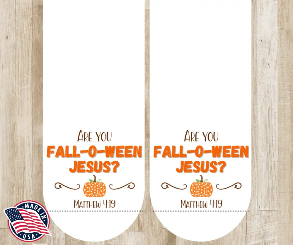 Fall O Ween Jesus – Multi Socks