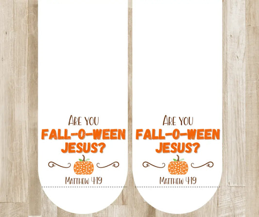 Fall O Ween Jesus – Multi Socks