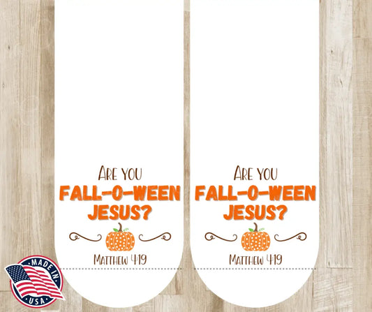Fall O Ween Jesus – Multi Socks