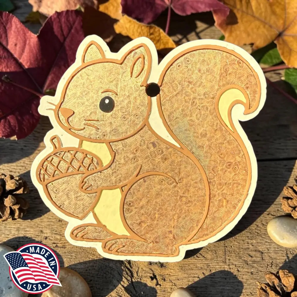 Fall Squirrel Freshie