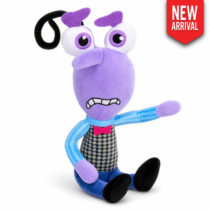 Dog Toy Squeaker Plush - Pixar Inside Out Fear Full Body Pose - Dog Toy Squeaky Plush