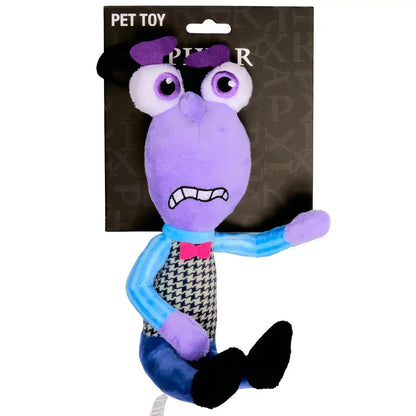 Dog Toy Squeaker Plush - Pixar Inside Out Fear Full Body Pose - Dog Toy Squeaky Plush