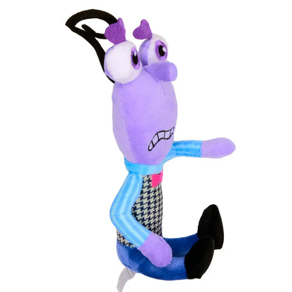 Dog Toy Squeaker Plush - Pixar Inside Out Fear Full Body Pose - Dog Toy Squeaky Plush