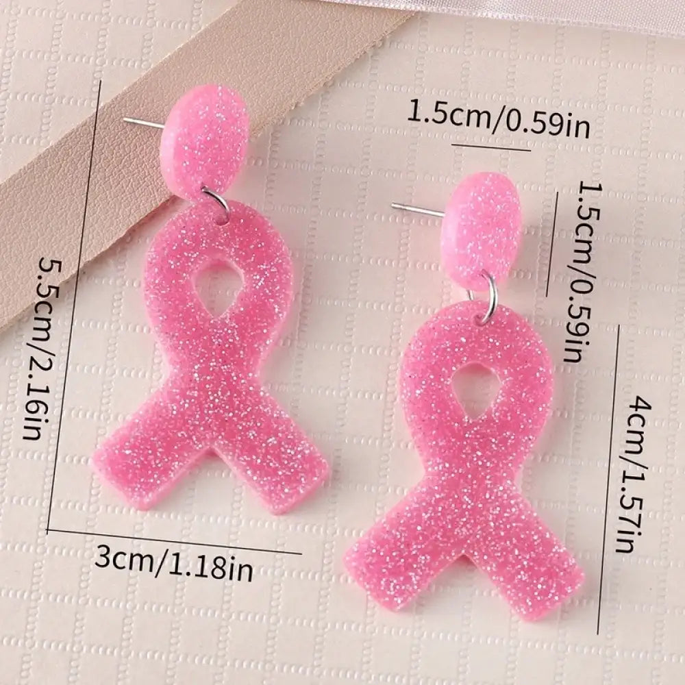 Find A Cure – Pink Earrings
