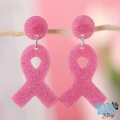 Find A Cure – Pink Earrings