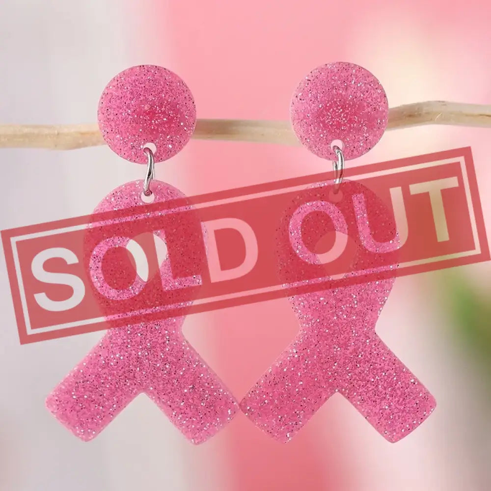 Find A Cure – Pink Earrings