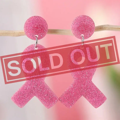 Find A Cure – Pink Earrings
