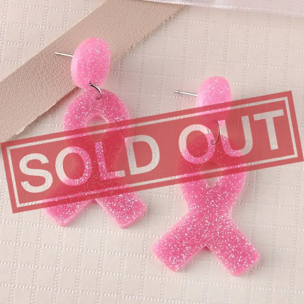 Find A Cure – Pink Earrings