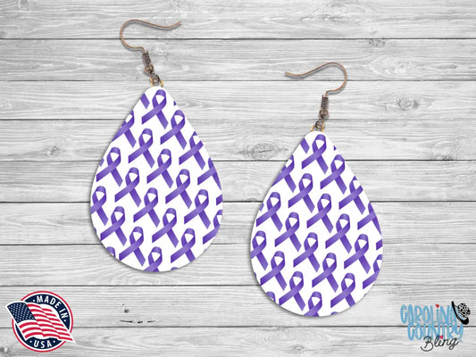 Find a Cure – Purple Earrings