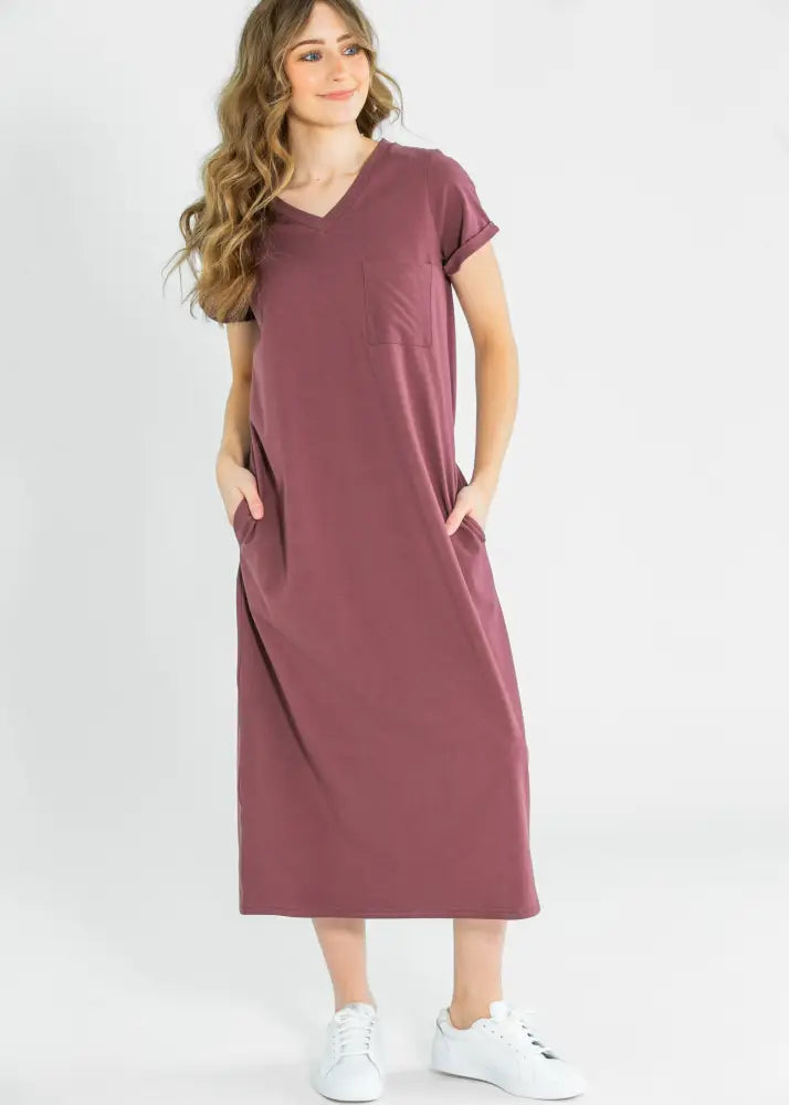 Finley V-neck T-shirt Dress IC Dresses