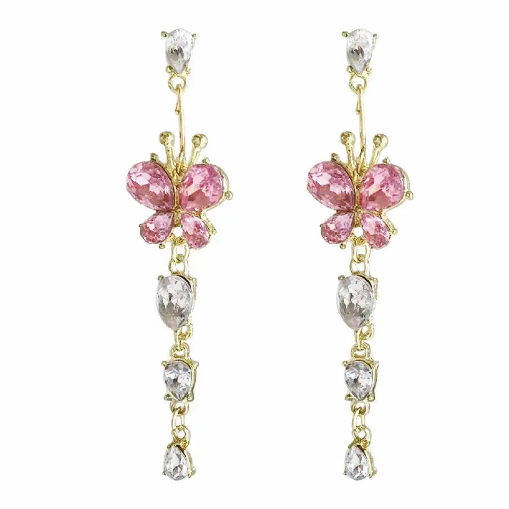 Floating Into Spring – Pink Earrings