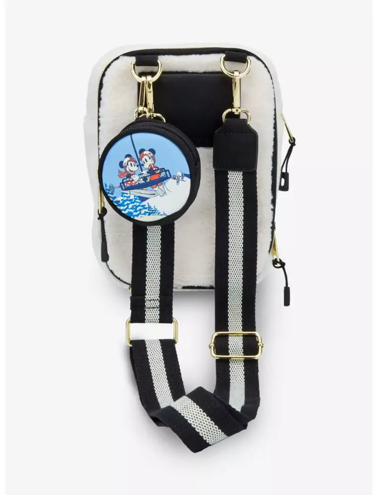 Fluffy Mickey - White Purse/Bag