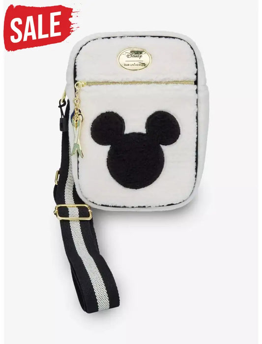 Fluffy Mickey - White Purse/Bag