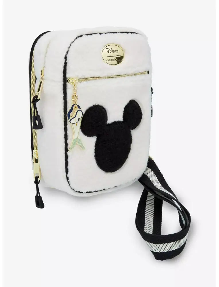 Fluffy Mickey - White Purse/Bag
