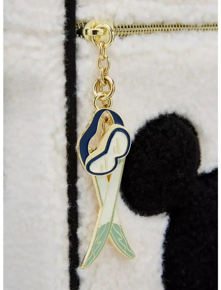 Fluffy Mickey - White Purse/Bag