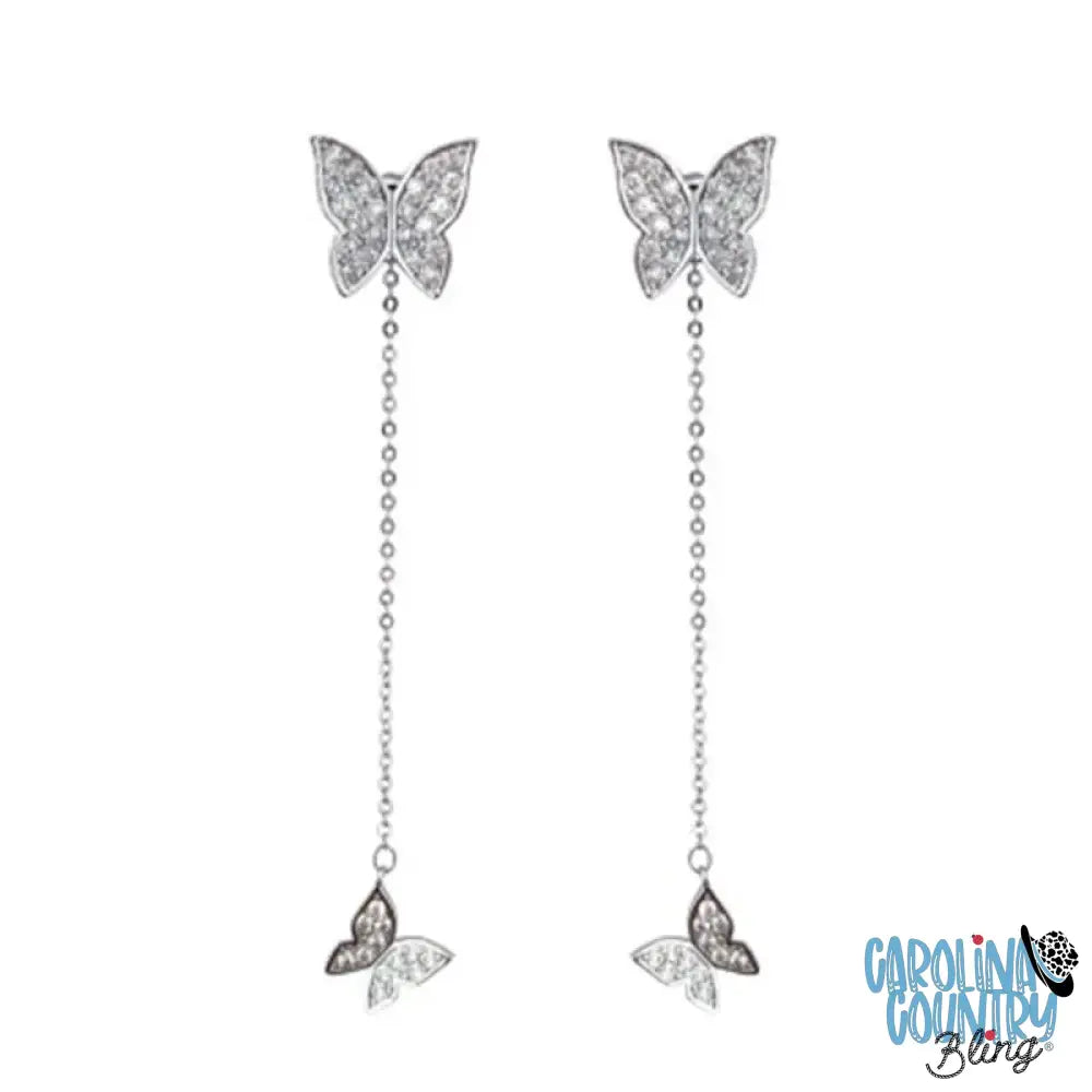 Flutter – Silver Earrings