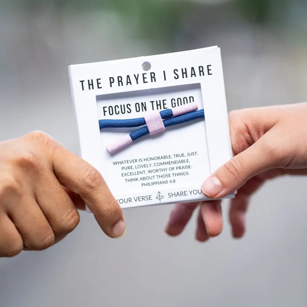 Focus on the Good Philippians 4:8 bracelet