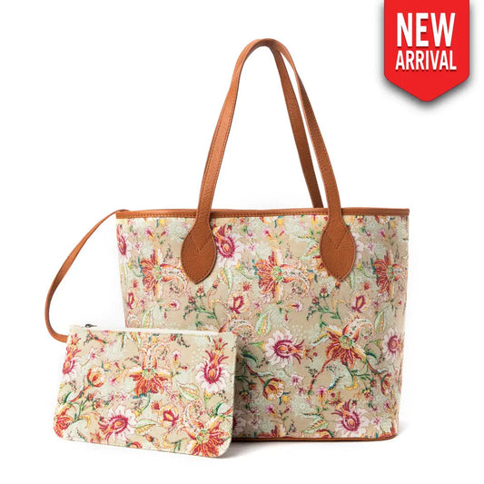 Follow Paradise Tote Bag In Brown - Tote Bags