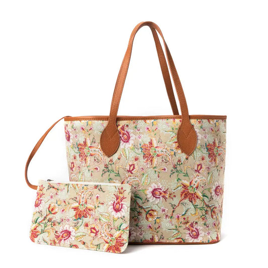 Follow Paradise Tote Bag In Brown - Tote Bags